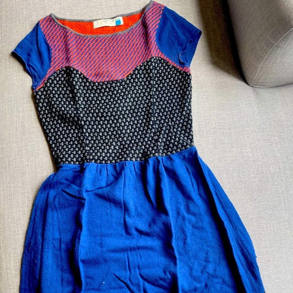 EUC Anthropologie Sparrow wool knee-length dress Small - Picture 3 of 3